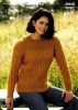 Knitting Pattern - James C Brett JB228 - Aztec Aran - Ladies Sweater